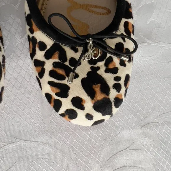 SAM EDELMAN | Felicia Ballet Flats Slip on Shoes with Bow Charm Size  8 1/2 - Picture 4 of 9